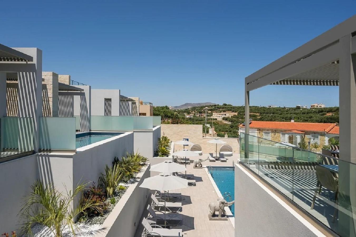 Blue Elephant Boutique Hotel & Spa - Adults Only Almirida Dış mekan fotoğraf